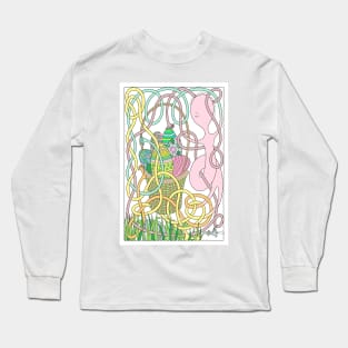 Mr Squiggly Easter Basket Long Sleeve T-Shirt